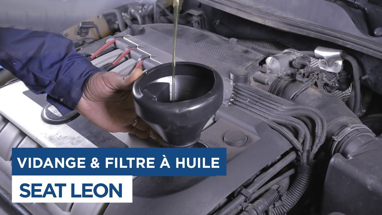 Faire la Vidange et changer le Filtre à Huile sur Seat Leon