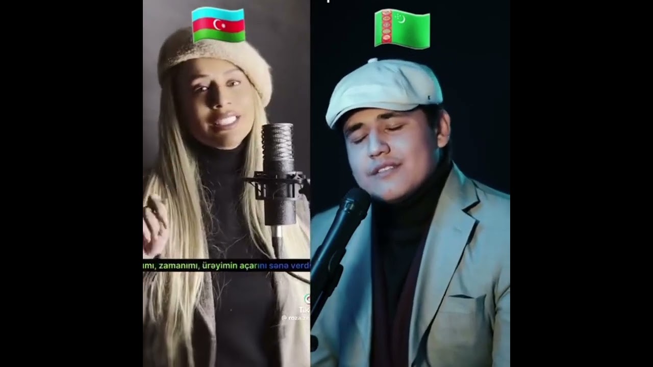шикарный получился дует, Туркменистан и Азербайджан #rozazergerli #istedim