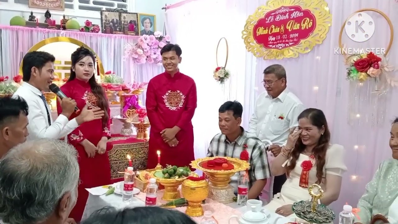 đám hỏi vùng quê mùng 9tết 2024