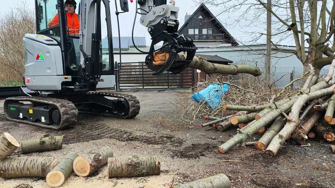 Holzgreifer für Minibagger CARTER CT26BS