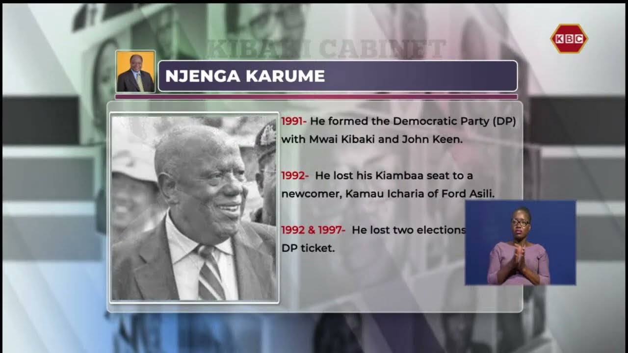The Cabinets: Focus on Njenga Karume