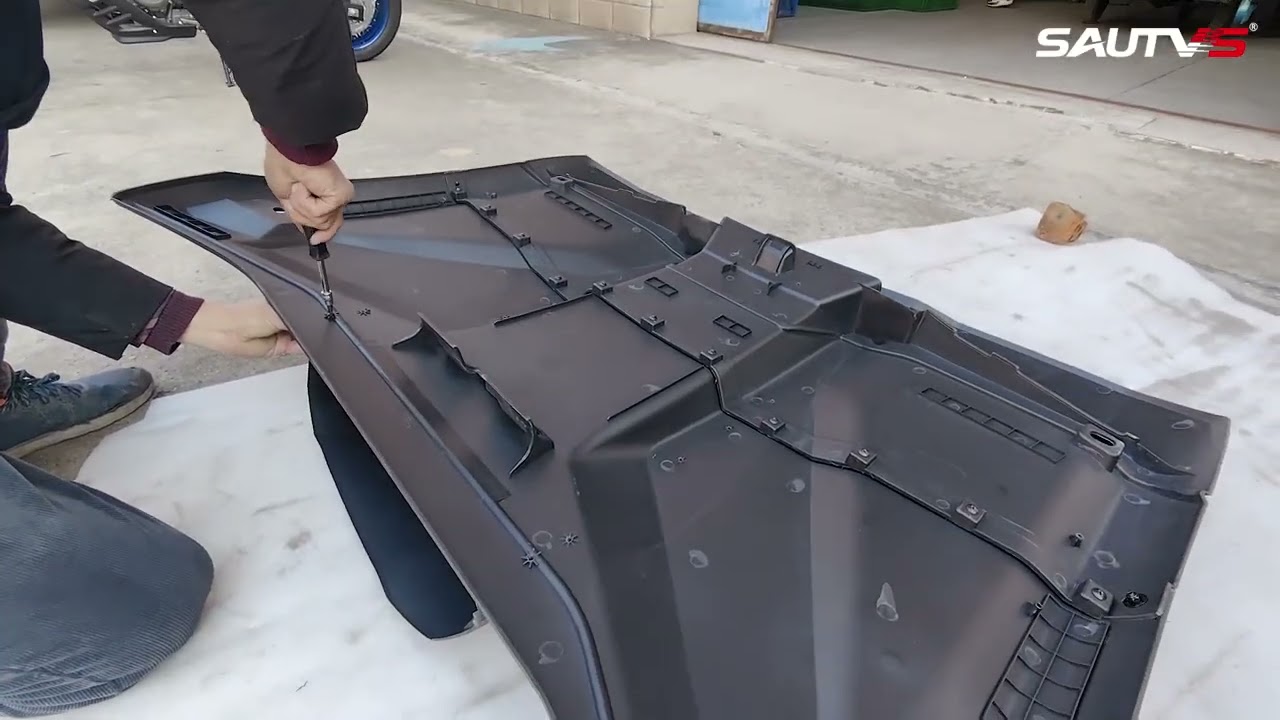 Installation of SAUTVS UTV Cold Air Roof Scoop Kit for Can Am Maverick R X RS Models