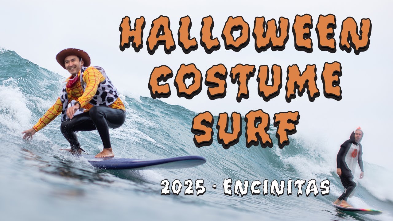Encinitas Halloween Costume Surf 2025 / Grandview Beach