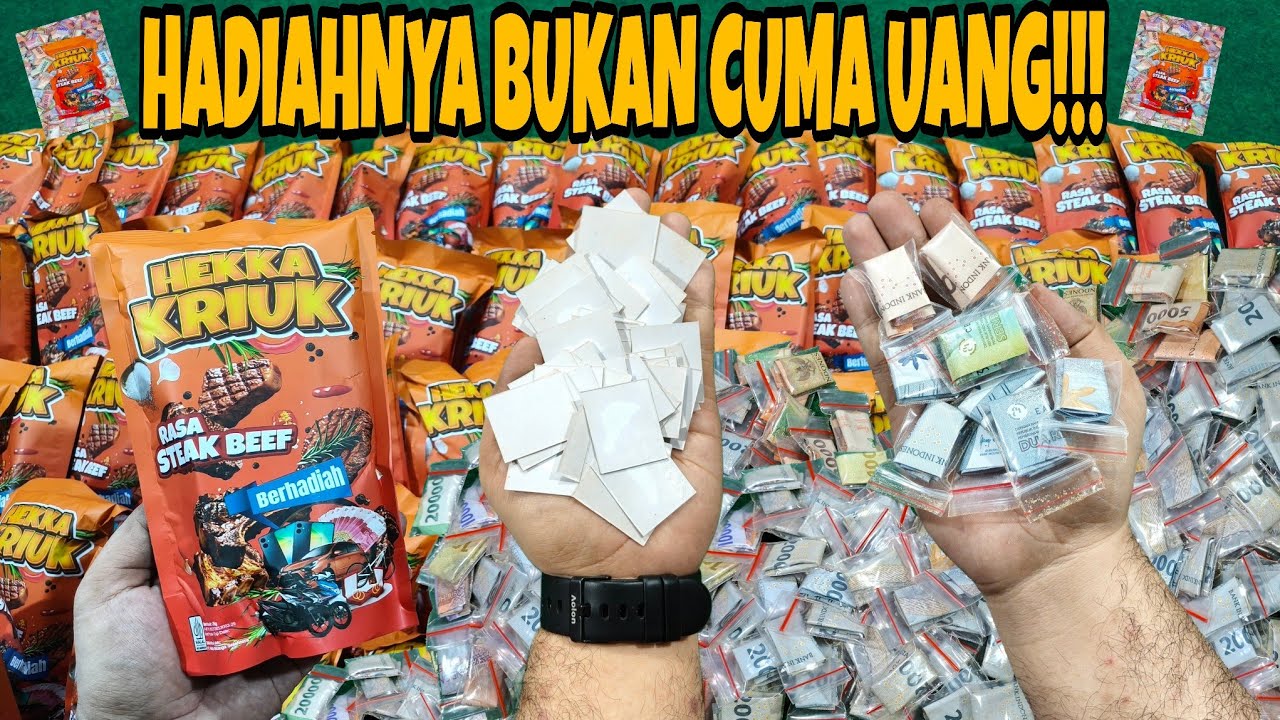 VIRAL!!! HADIAHNYA BUKAN CUMA UANG! AMPE MOBIL ENTE!!! UNBOXING HEKKA KRIUK BERHADIAH 