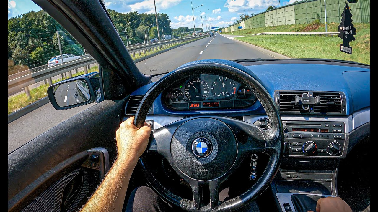 2002  BMW 3 E46 [316 ti 116HP] |0-100 | POV Test Drive #878 Joe Black