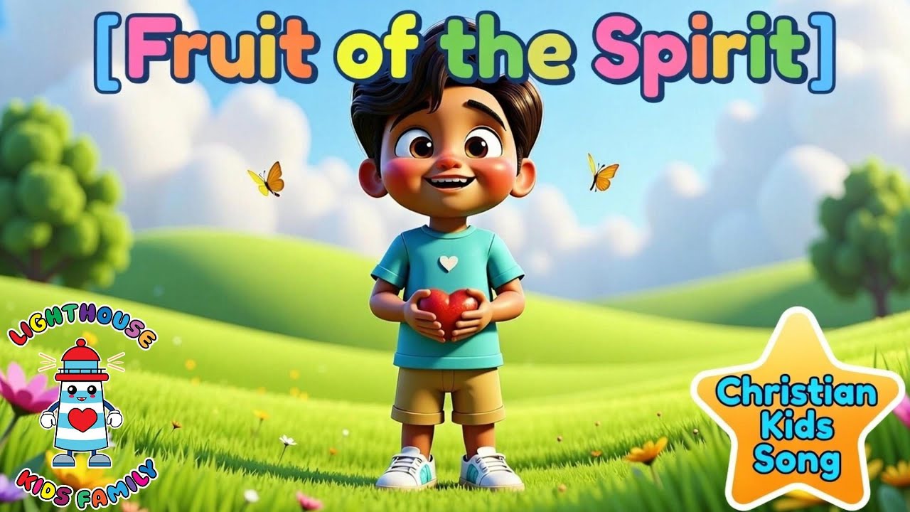 Fruit of the Spirit (Galatians 5:22| Kids Christian Song with Moving Lyrics | Lighthouse Kids Family