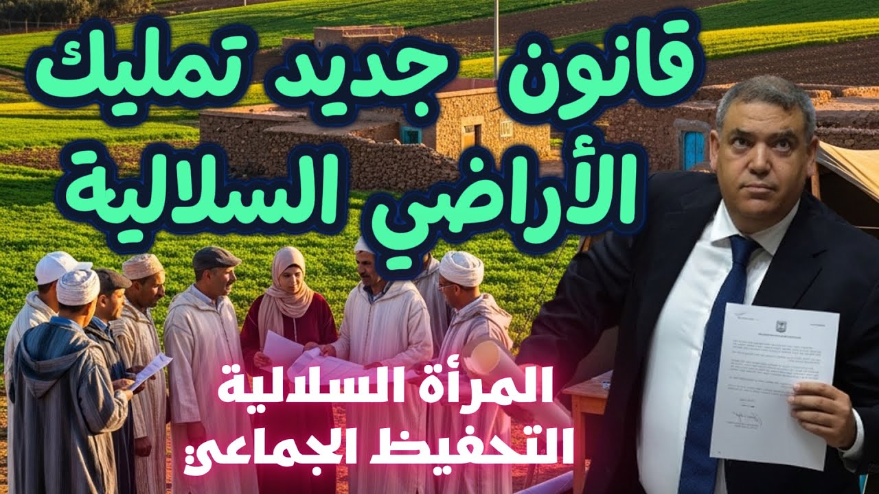 قانون 62.17 وتمليك الأراضي السلالية في المغرب | حقوق المرأة السلالية والتحفيظ الجماعي المجاني