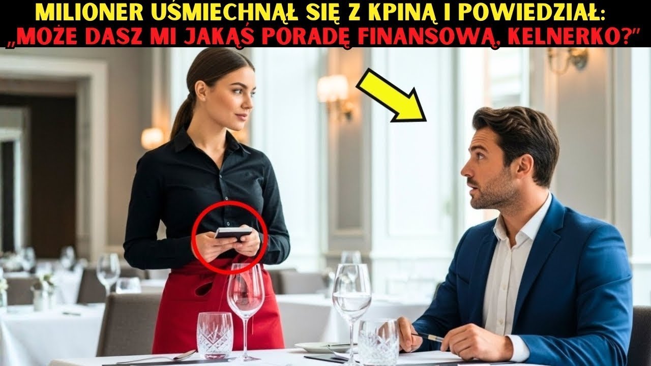 Milioner uśmiechnął się z kpiną i powiedział  „Dlaczego nie dasz mi jakiejś porady finansowej