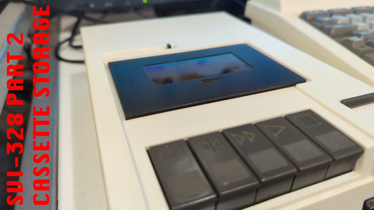 SVI 328 part 2 - cassette storage