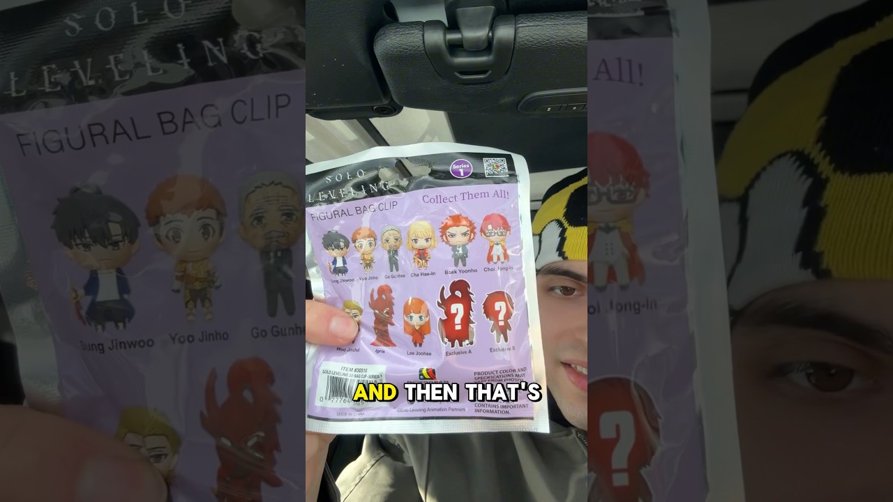 Opening solo leveling blind bags! #sololeveling