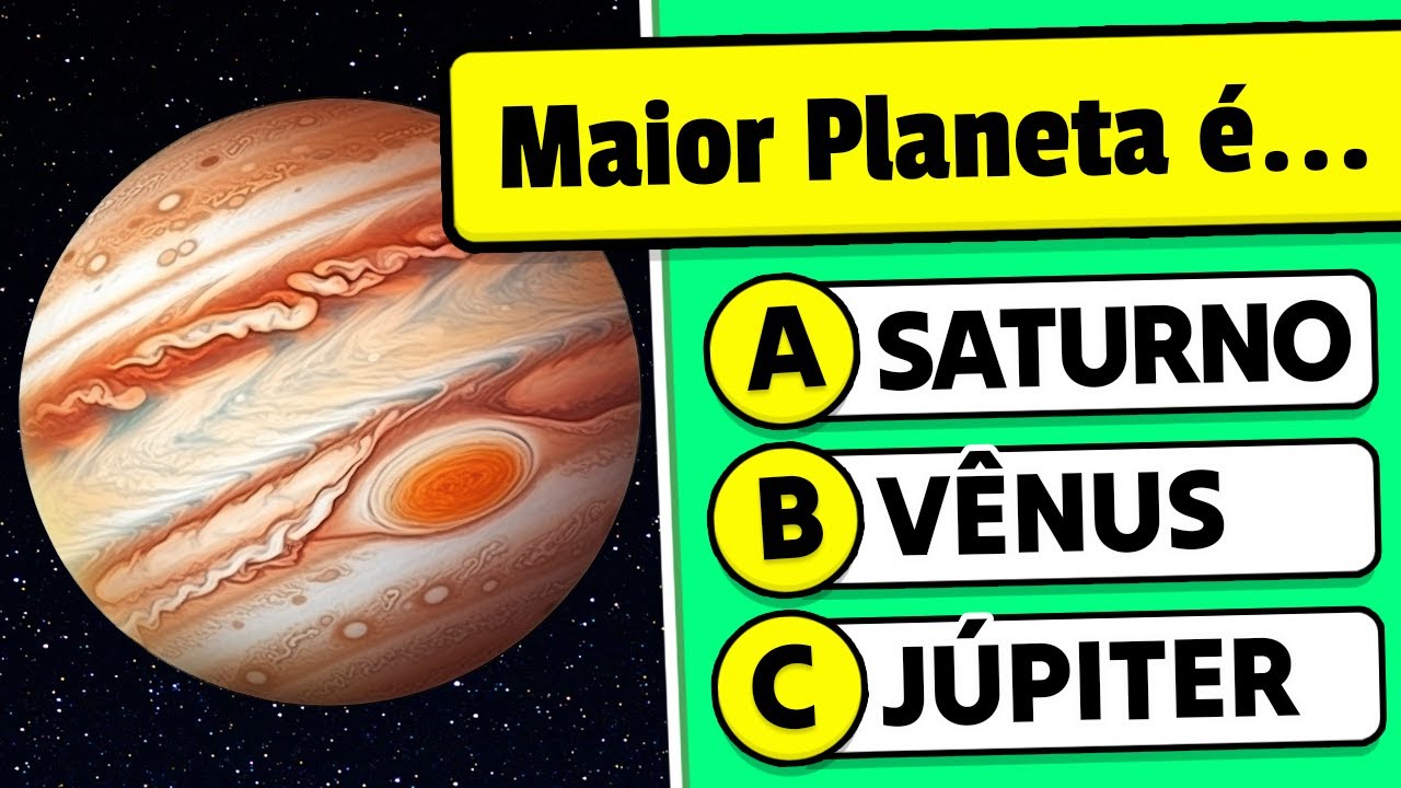 🚀 Quiz dos PLANETAS: Teste Seus Conhecimentos sobre o SISTEMA SOLAR! 🌌☀️🪐
