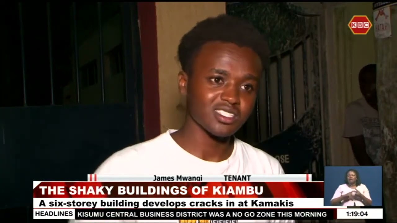 Six-storey building housing over 100 people develops cracks in Kiambu County