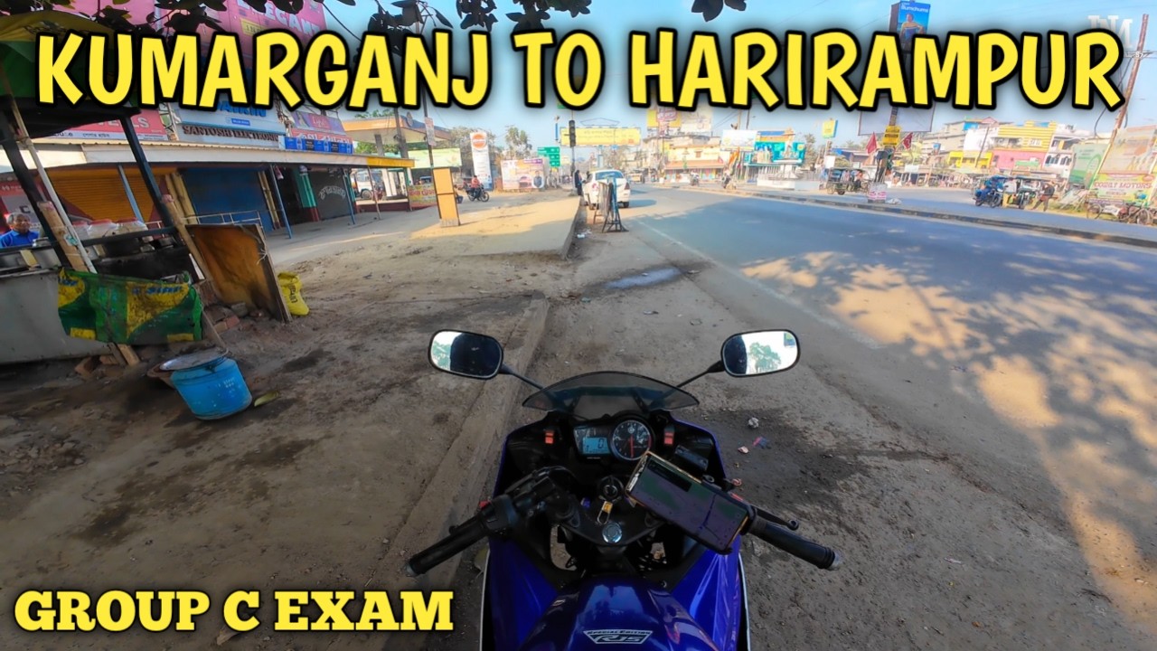 GROUP C EXAM | কুমারগঞ্জ To হরিরামপুর | BIKE RIDE 🏍️| YAMAHA R15 🏍️| EP-01| 1st March 26