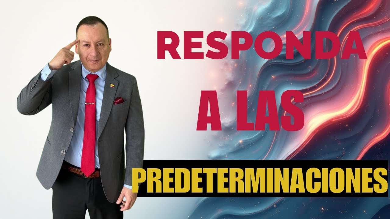 Tiene que responder a las predeterminaciones de la Contraloría