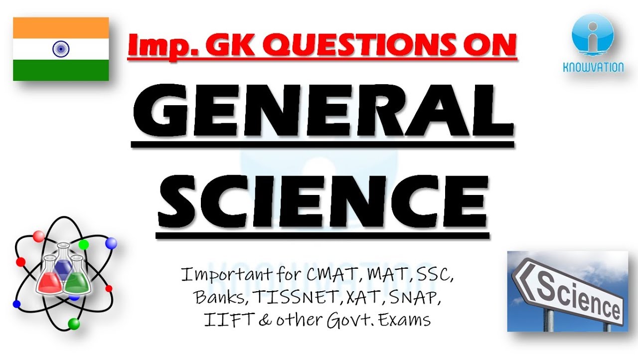 Important Static GK Questions | General Science | CMAT, MAT, SSC, Banks, SNAP, TISS, XAT, IIFT