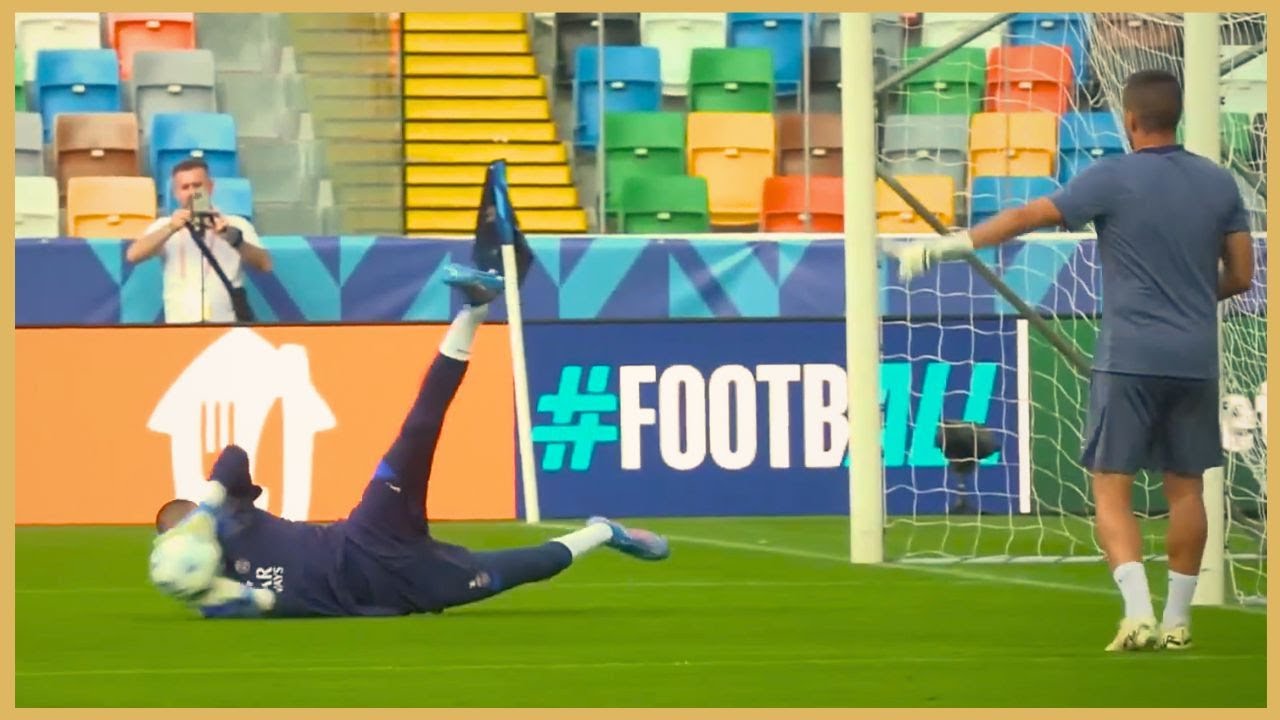 Psg - Goalkeeper Training - Gianluigi Donnarumma, Matvey Safonov, Lucas Chevalier, Arnau Tenas