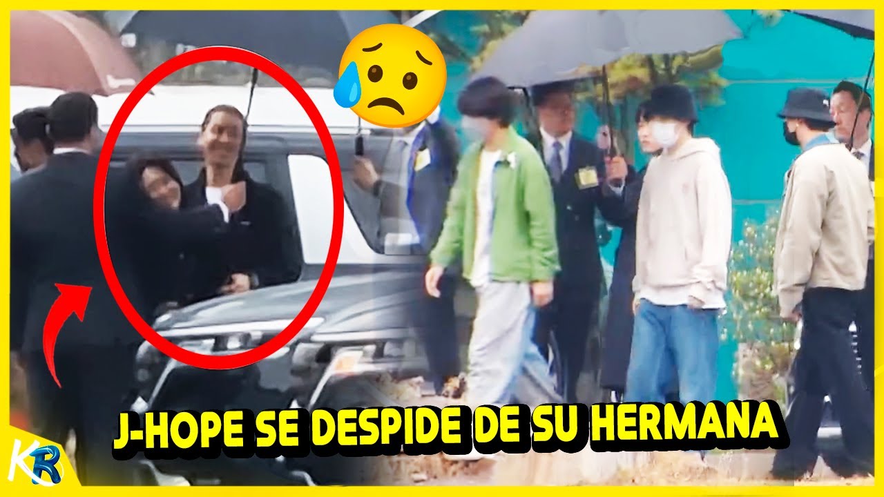 😪&iexcl;J-hope se despide de su Familia en la estaci&oacute;n militar! Momento Emotivo, BTS alistamiento militar