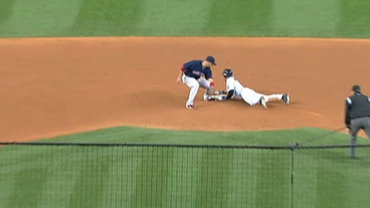 BOS@NYY: Yanks steal seven bases off Varitek