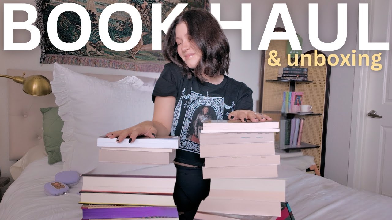 Огромная покупка книг и распаковка специальных изданий/книжных коробок.