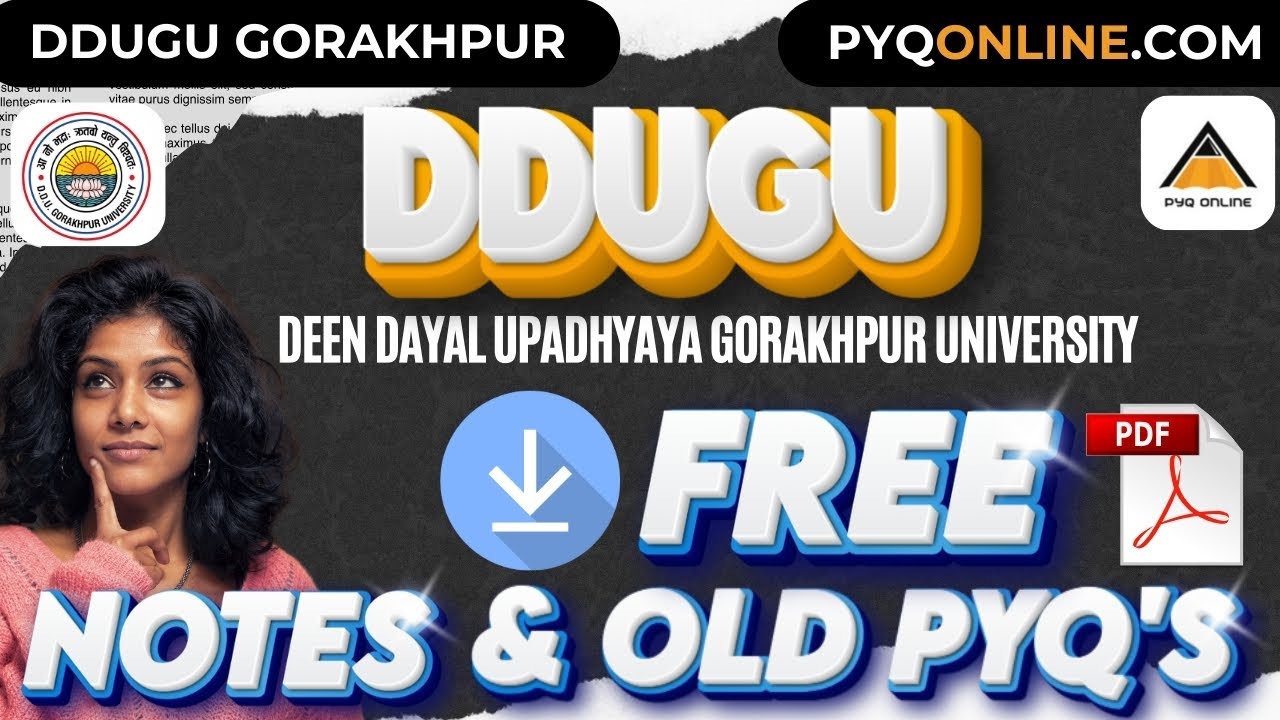 DDUGU Deen Dayal Upadhyaya Gorakhpur University Free Previous Year Question Paper l dduguonline.com