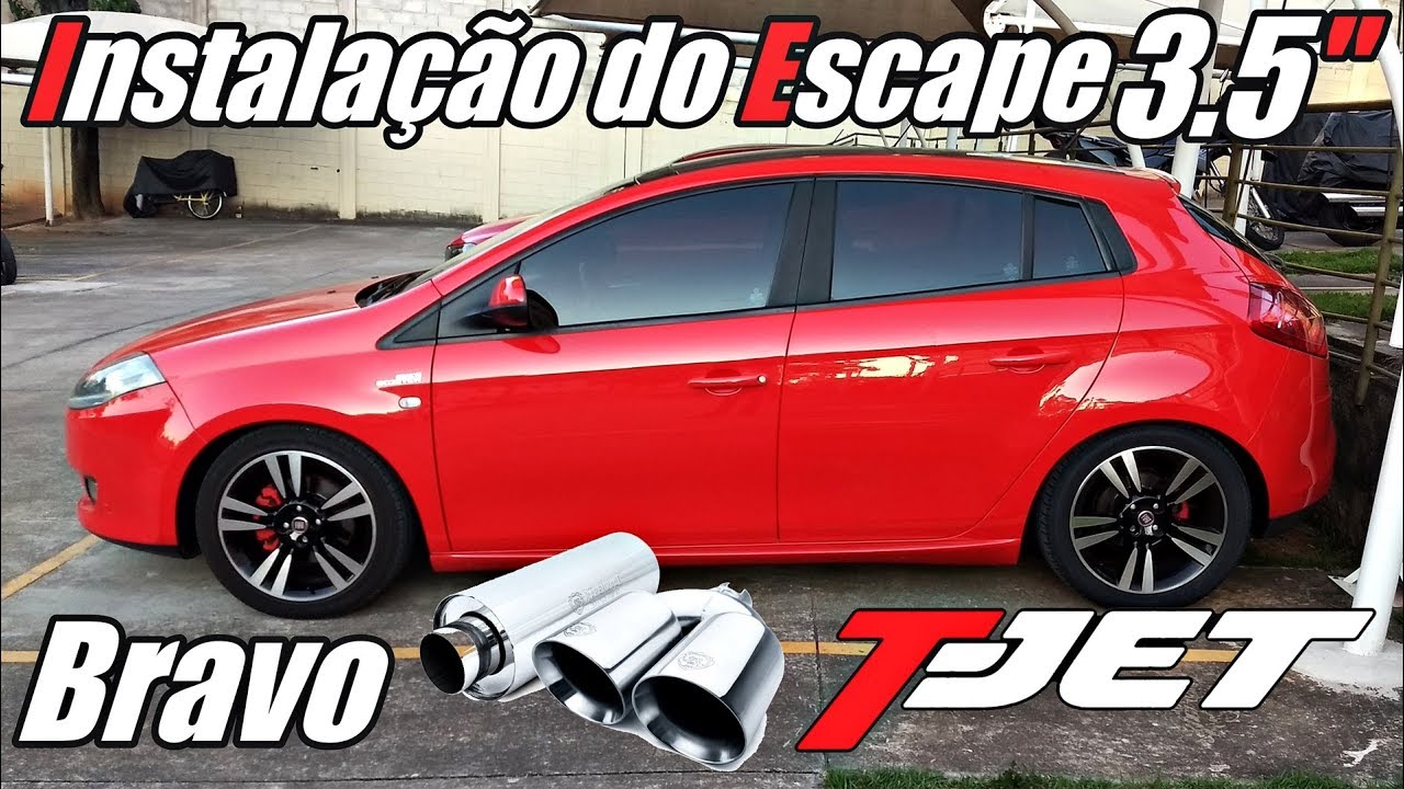 Bravo T-Jet  - Troca do Escape