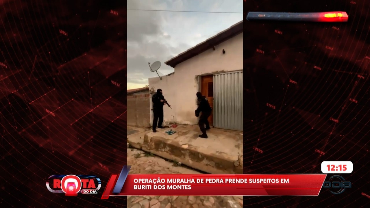 Operação Muralha de Pedra prede suspeitos em Buriti dos Lopes 11 02 2026