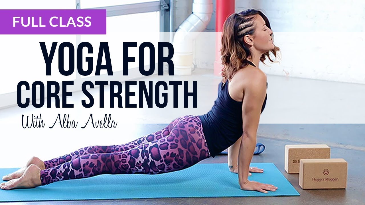 Core Strengthening Vinyasa Yoga Class (Full Class)