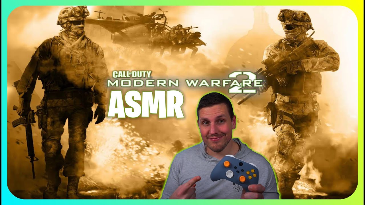 (ASMR Gaming) Call Of Duty MW2, But From 2009 (Controller Sounds)