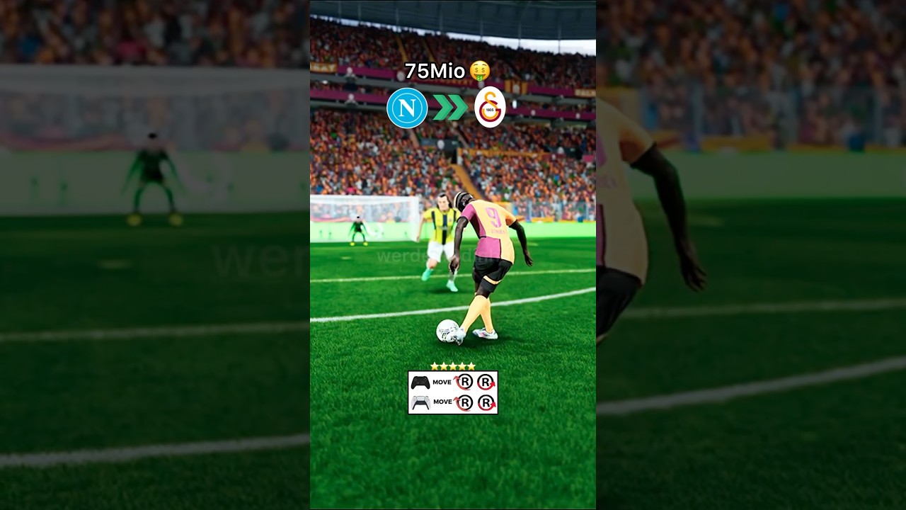 Osimhen Destroys Fenerbah&ccedil;e After Transfer to Galatasaray🎮⚽️ #fc25 #osimhen #galatasaray #tutorial