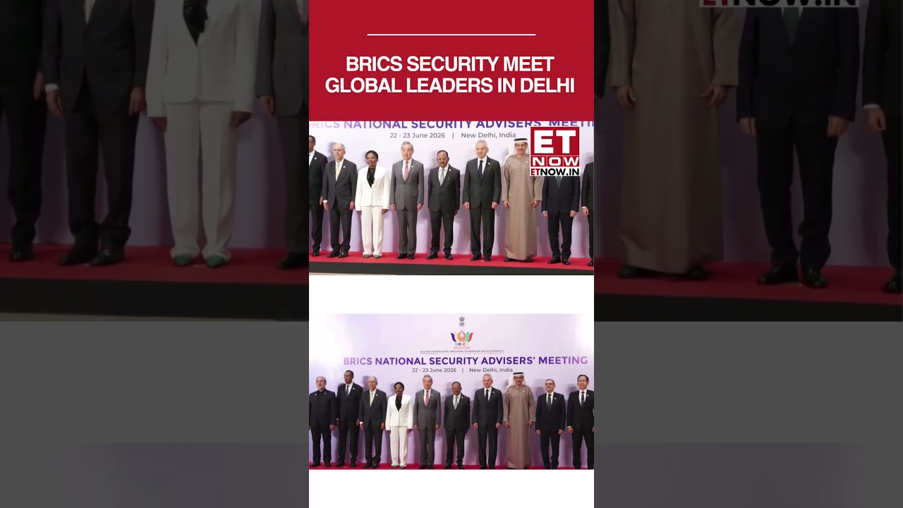 BRICS Security Meet In Delhi: Ajit Doval, Wang Yi Lead Global Security Talks #shorts #brics #viral