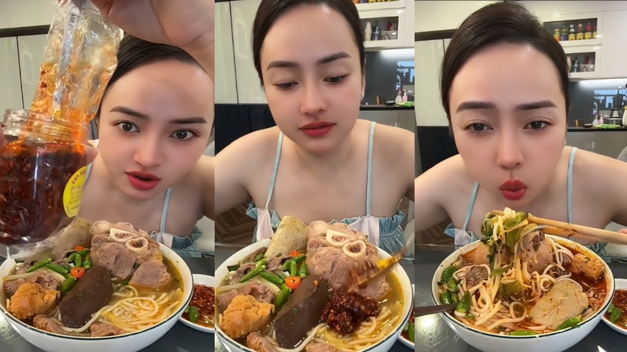 Tô bún bò 1 quán yêu thích củ tuii😋, huyết và chả ở đây siêu ngon 