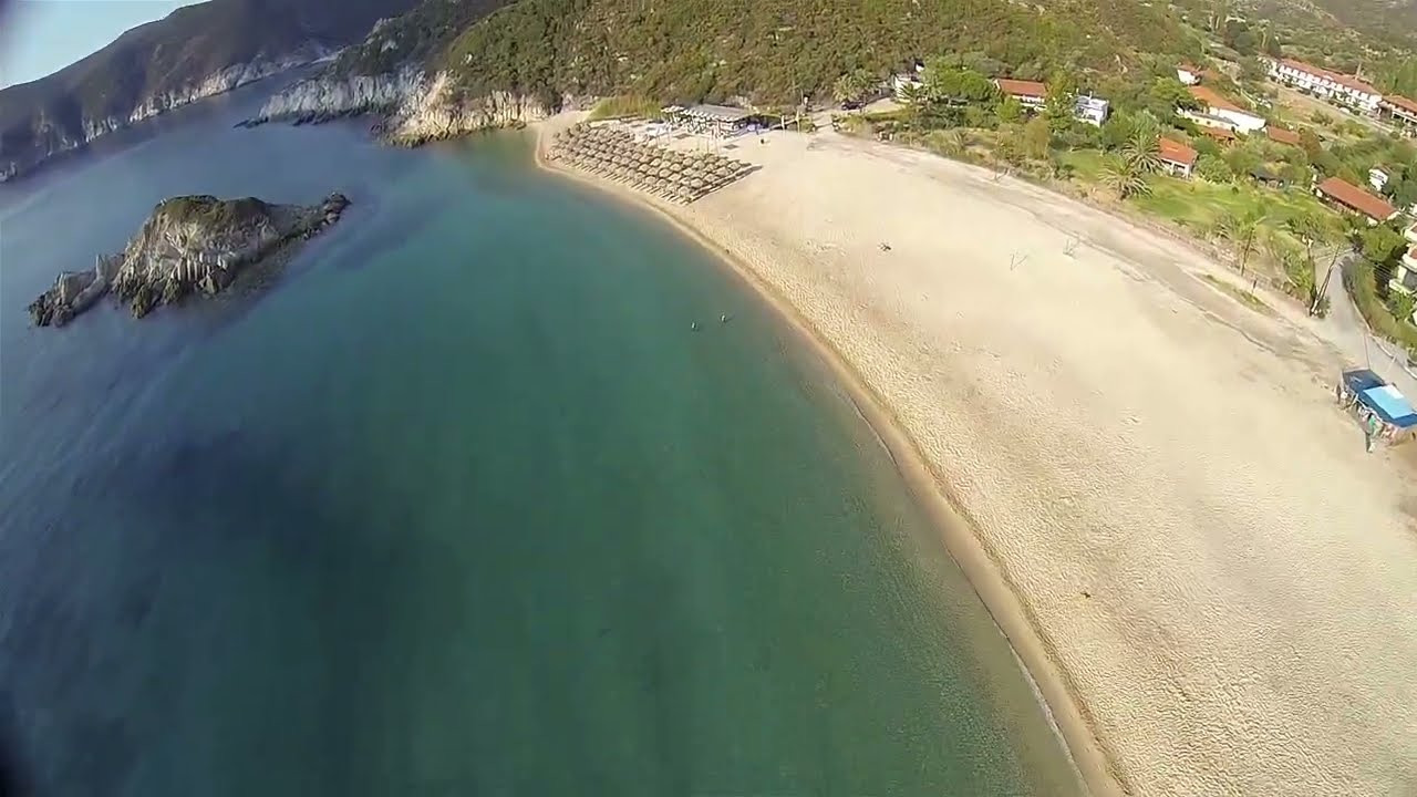 Woody Mk2 - Greece, Sithonia from the air (Neos Marmaras, Thalatta camp, Kalamitsi)