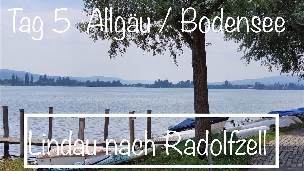 A L L G &Auml; U/BADEN-W&Uuml;RTTEMBERG: Tag 5/5:  Radtour zum Bodensee, von Lindau nach Radolfzell