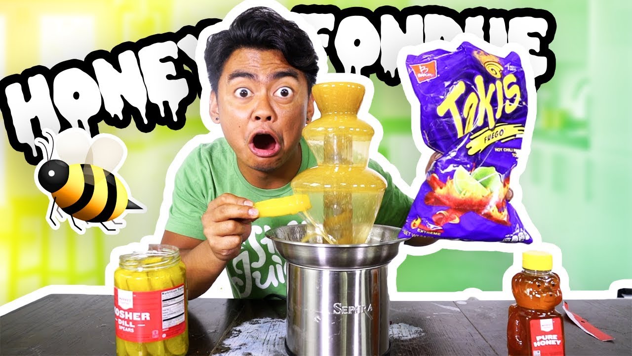 HONEY FONDUE CHALLENGE!
