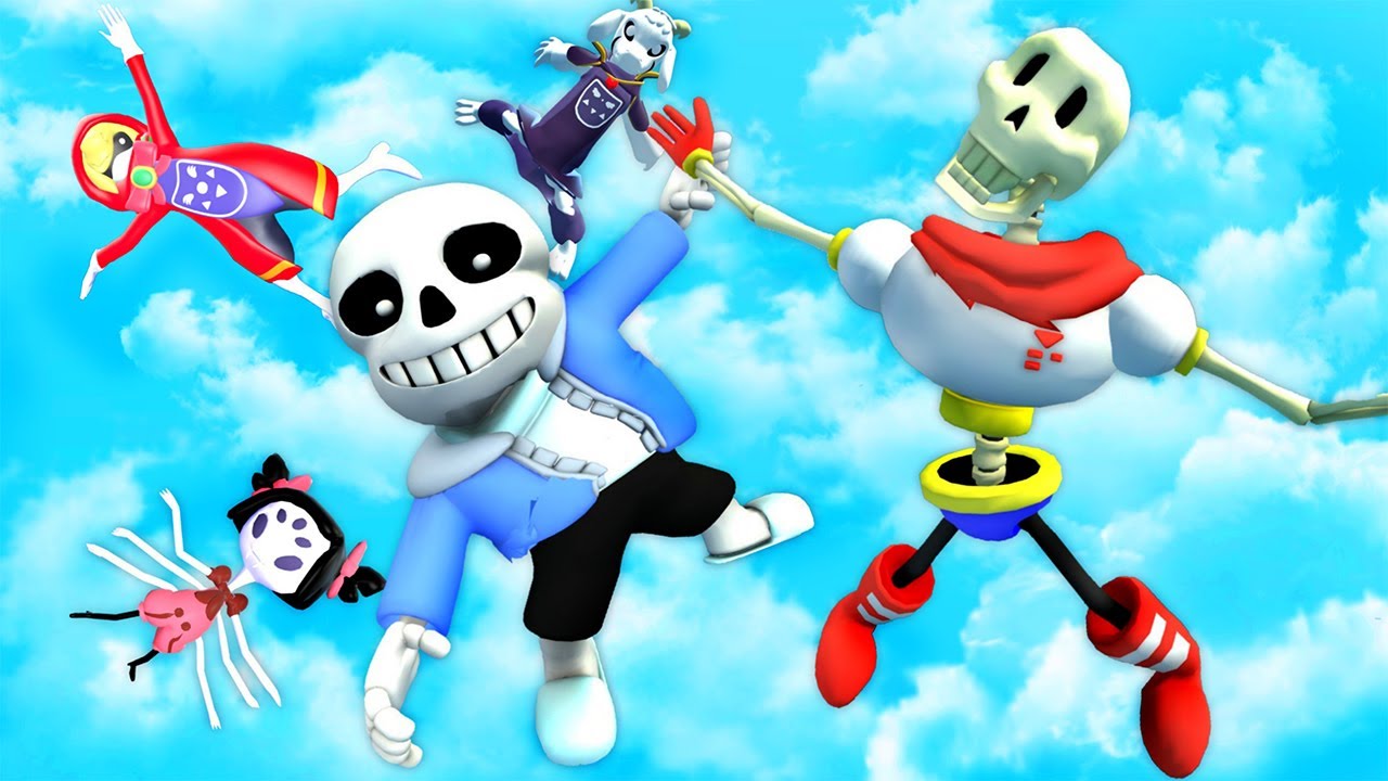 Undertale • Legendary Ragdolls in Garry's Mod (Jumps, Slides)