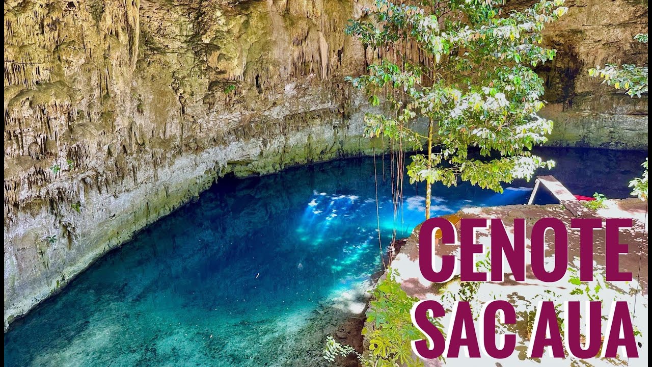 Visiting the Beautiful Cenote of Sac Aua