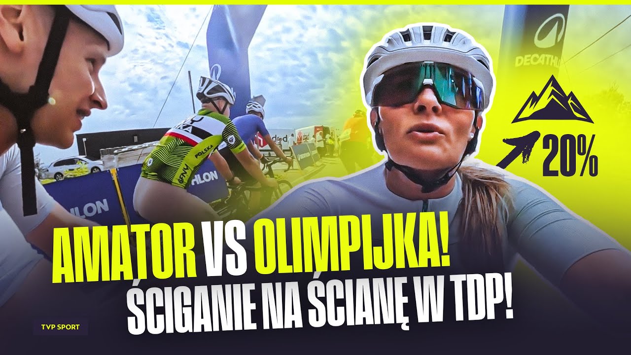 AMATOR KONTRA OLIMPIJKA NA NAJTRUDNIEJSZYM PODJEŹDZIE KOLARSKIM W POLSCE! HIT!