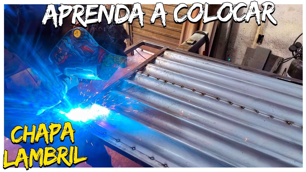 Colocação de Lambril em Portão Social e Emenda das chapas para Conseguir um Acabamento Impecável !