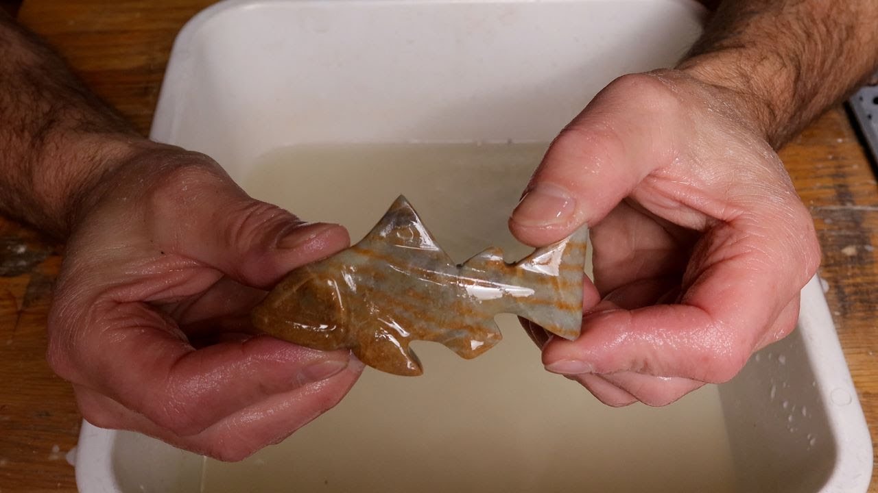 Beginner Soapstone Carving Fish How To Tutorial, Great for all ages!