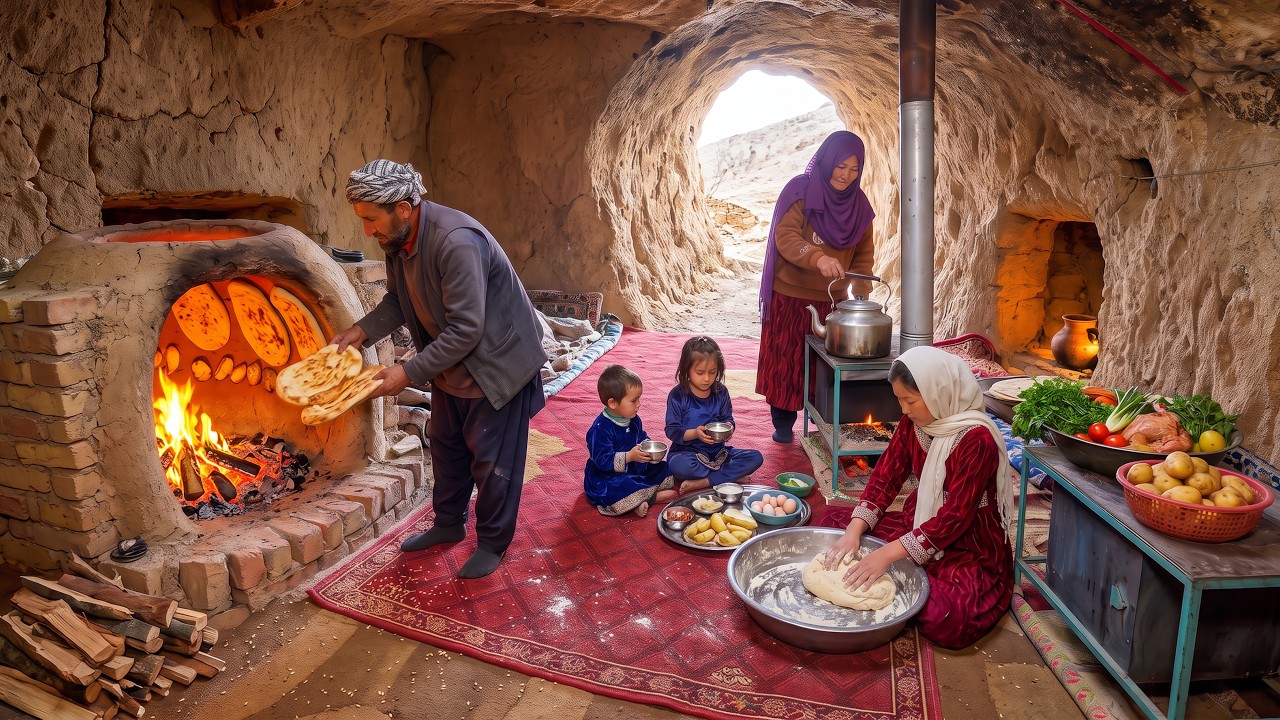 Inside an Ancient Afghan Cave | A Family&rsquo;s Real Life Far From Modern Living