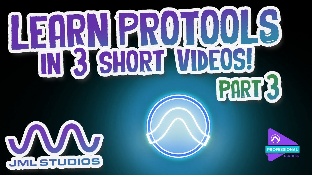 PRO TOOLS 103 - Part 3 of a 3 Part Audio Engineering 100 Level Course Series #protools #recording
