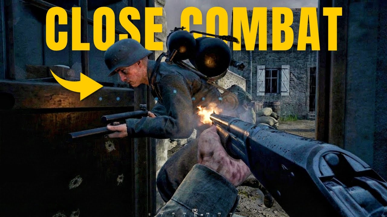 Storming German Army Position With a Shotgun