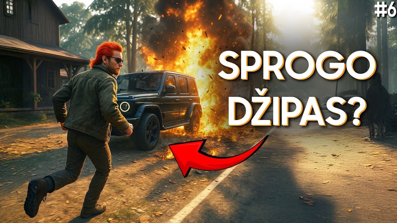 GYNTARIS BĖGA PER LIEPSNAS &ndash; ar spės i&scaron;gelbėti džipą?! (SIDESTORY)🔥🚙