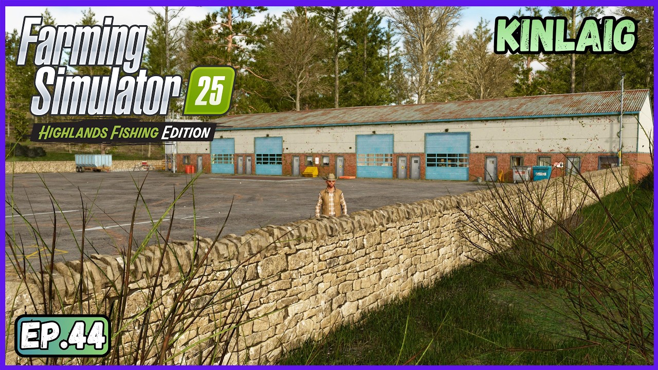 Напряженный день на пункте продажи | Farming Simulator 25: Игровой процесс «Рыбалка в высокогорье...