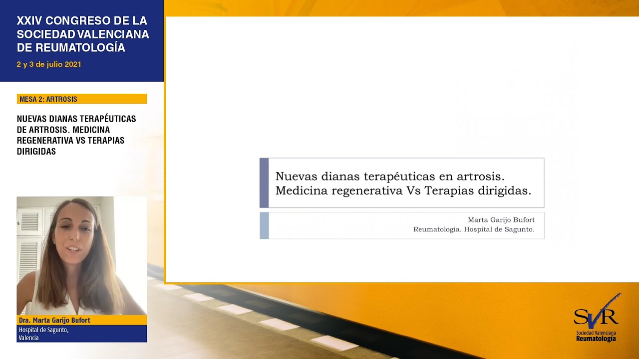 Nuevas dianas terapéuticas de artrosis. Medicina regenerativa vs terapias dirigidas