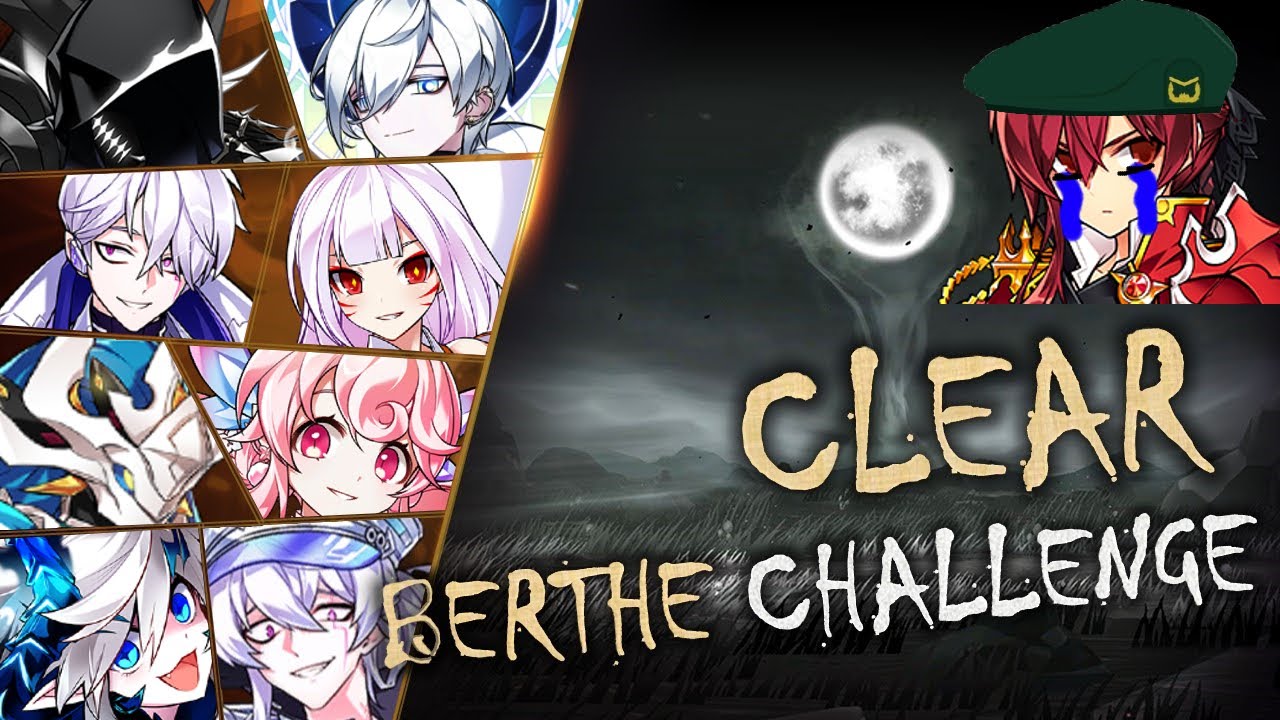 [Elsword KR/엘소드] 베르드 도전모드 8:16 클리어 / Berthe challenge mode 2-3 Clear
