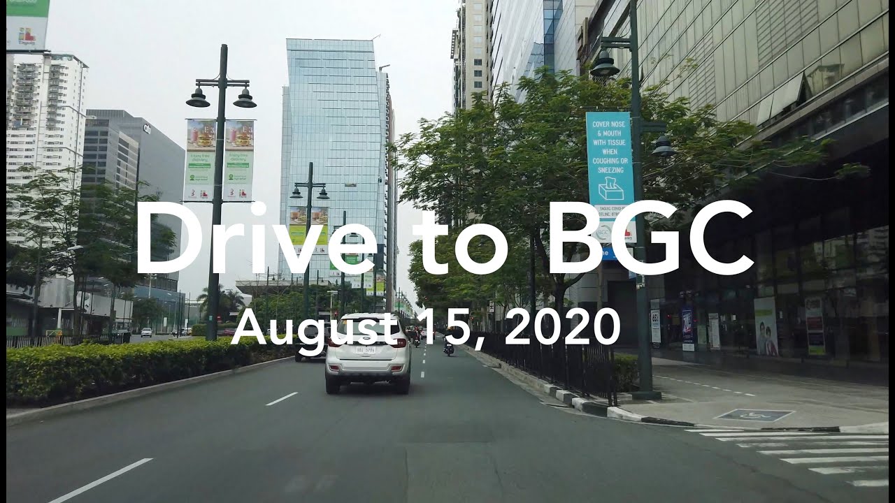 Driving to BGC thru EDSA in 4K (August 2020, Philippines)