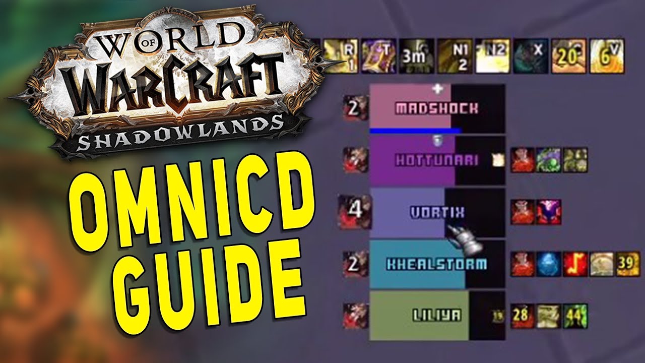 Shadowlands MUST HAVE ADDON - OmniCD Setup Guide | Best Cooldown Tracker & Interrupt Bar! WoW
