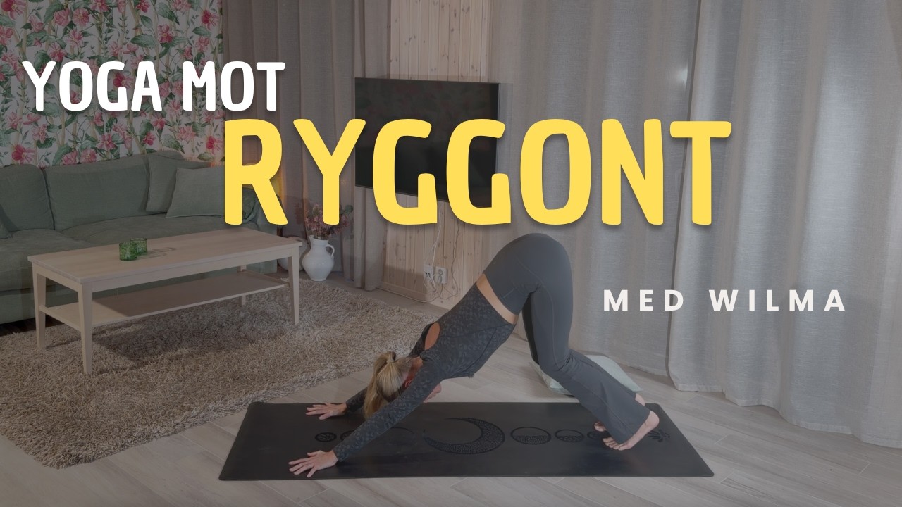 Ont i ryggen? 20 minuter yoga mot ryggont (nybörjarvänlig!)