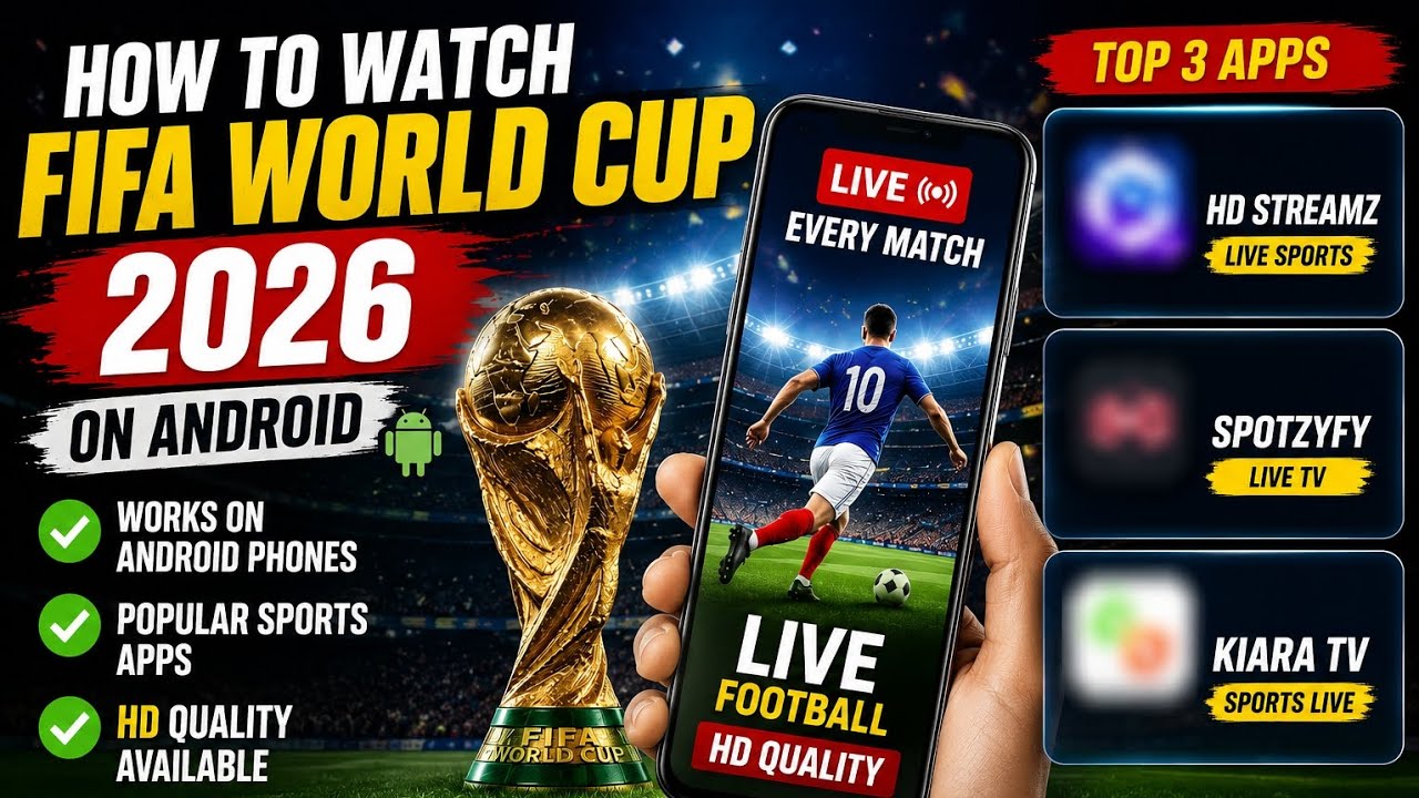 How to Watch FIFA World Cup 2026 on Android | Best Streaming Apps